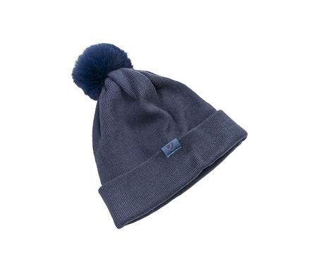 Fleece Lined Bobble Hat BLUE