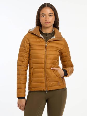 Tilly Hooded Puffer Jacket GINGER