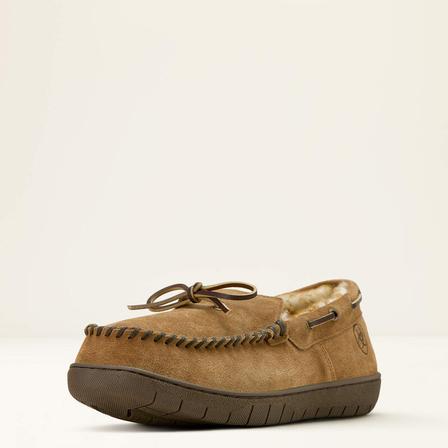 Men's Harrison Moccasin Slipper with Tin CHESTNUT