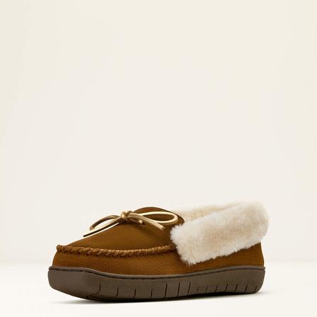 Women's Ivy Moccasin Slipper with Tin BROWN