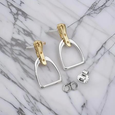 English Stirrup Earrings