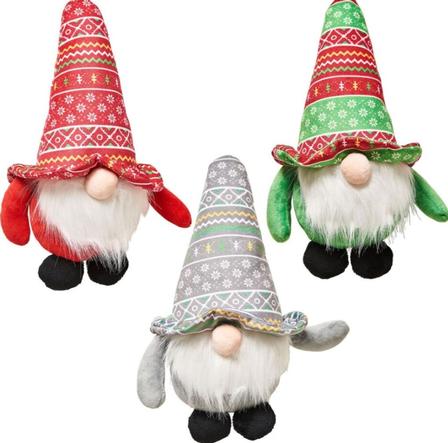 Holiday Gnome Dog Toys