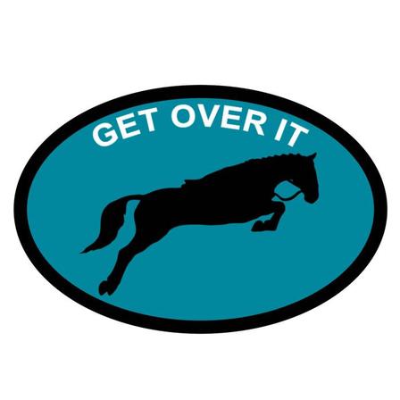 EURO Just Get Over It Decal