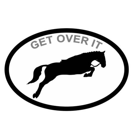 EURO Just Get Over It Decal