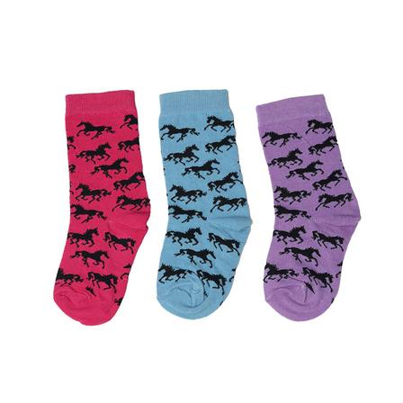 Children's Galloping Horse Crew Sock