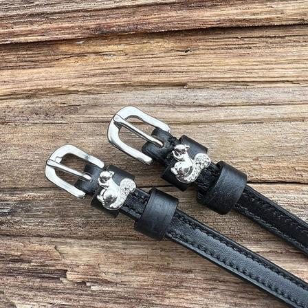 Silver Squirrel Spur Straps