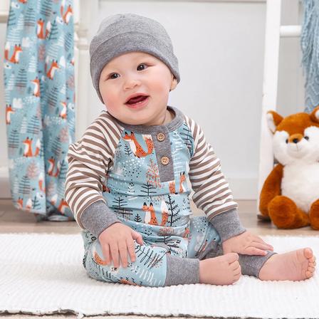 Foxy Forest Bamboo Romper