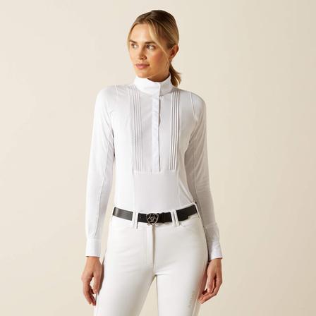 Luxe 2.0 Long Sleeve Show Shirt WHITE