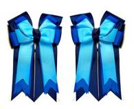 Night Blue Show Bows