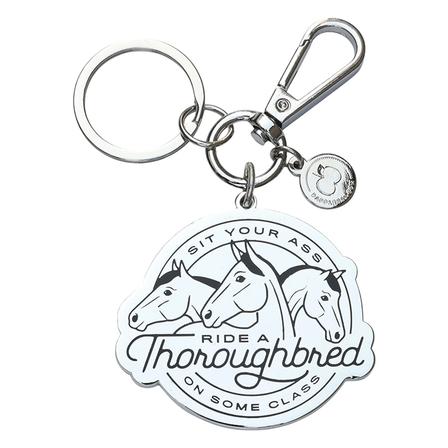 Ride A Thoroughbred Keychain