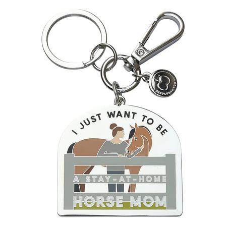 Horse Mom Keychain