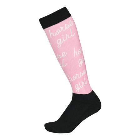 Horse Girl Boot Sock PINK