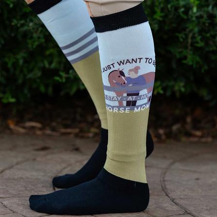 Horse Mom Boot Sock