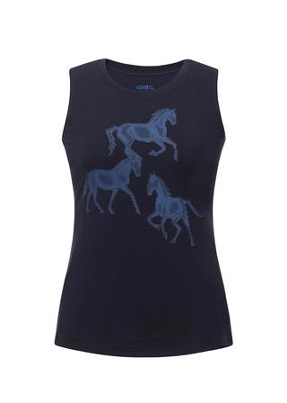 Trinity Horse Tank Top GALAXYBLUE