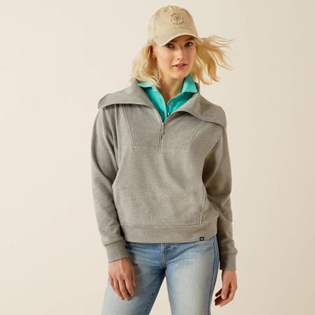 Fern 1/2 Zip Sweatshirt HEATHER_GREY