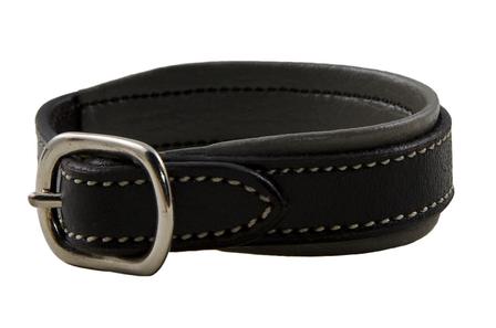 Classic Leather Padded Bracelet BLACK/GRAY