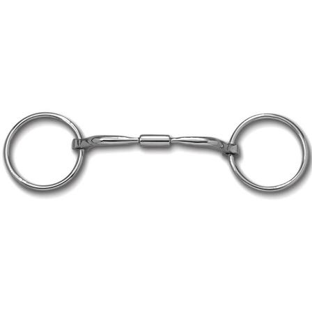 Myler Loose Ring with Stainless Steel Comfort Snaffle Wide Barrel