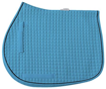 Cotton Quilted All Purpose Square Pad SEA_BLUE/BLACK