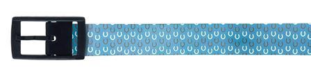 C4 Graphic Belt with Standard Buckle HORSESHOES_TEAL