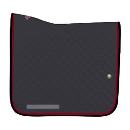 Ogilvy Dressage Baby Pad with Piping BLK/BURG/BLK